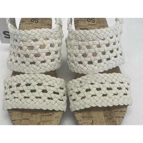 New SO Adriene Girls Chunky Wedge Peep Toe Strappy Sandals 13 Kids boho b - Picture 4 of 12